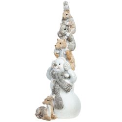 GAEM Фигурка декоративная "Снеговик", L9 W10 H26 см