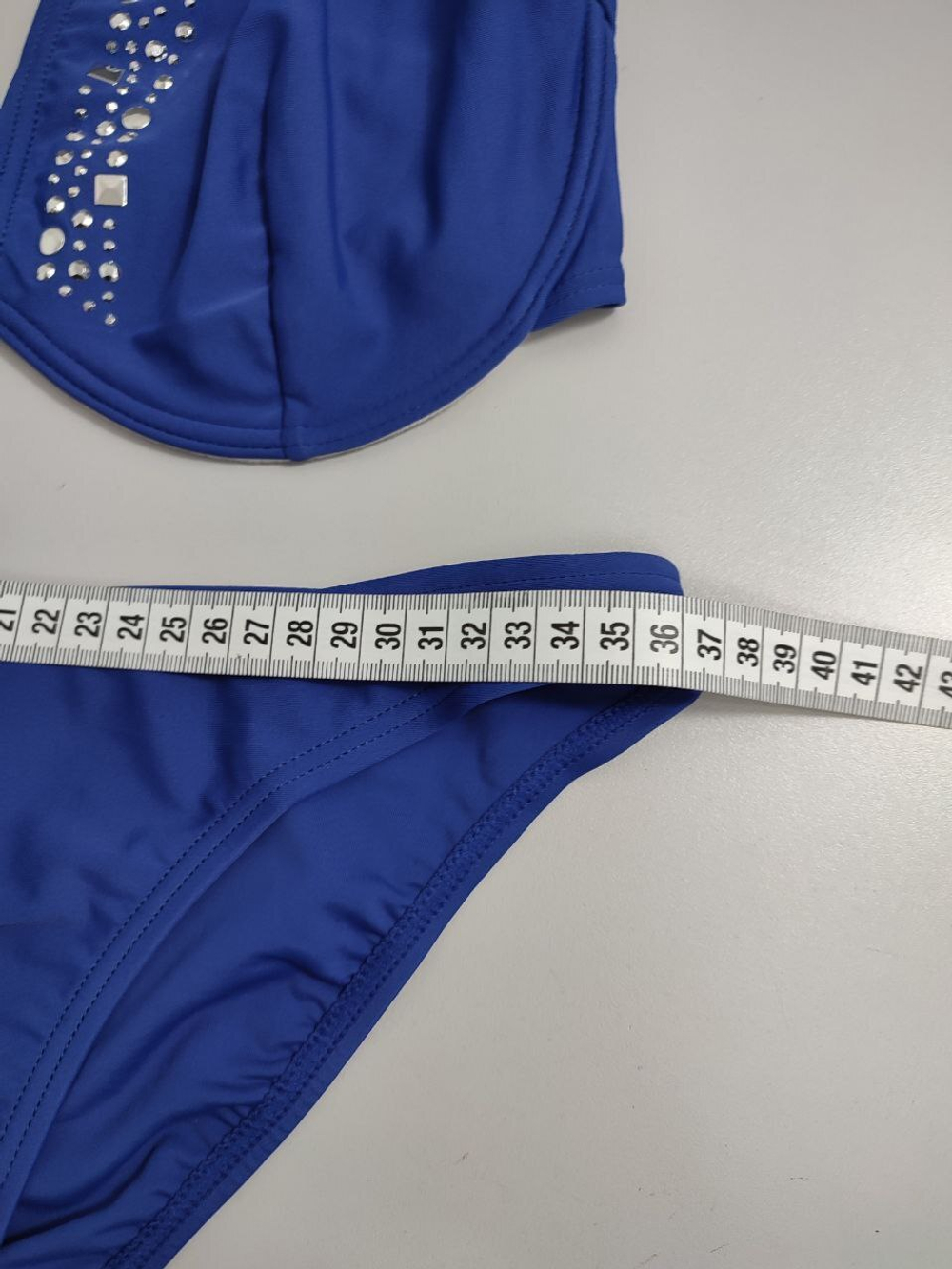 Купальник PlusMinus синий 44 размер, новый