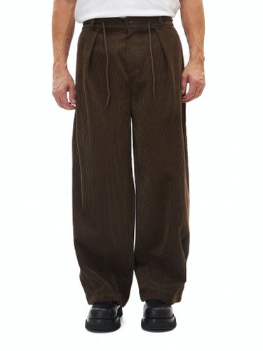 Широкие вельветовые брюки 2Studio коричневого цвета