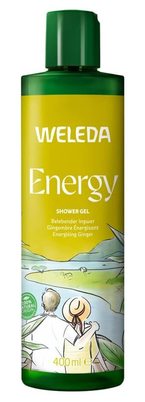 Энергетический гель для душа ИМБИРЬ Weleda, 400 мл