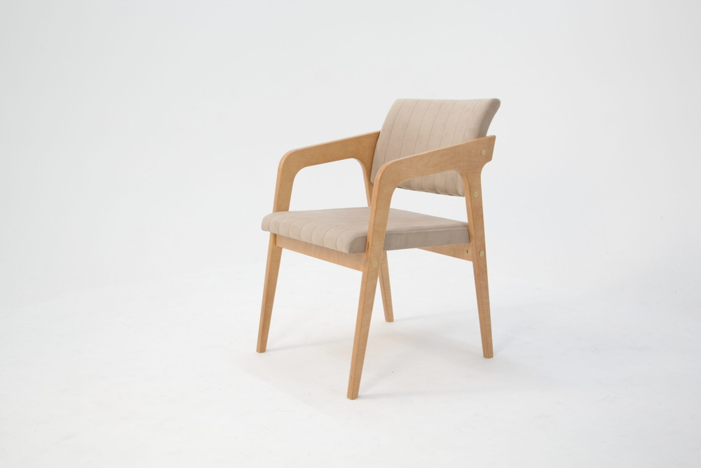 Стул-кресло Zip-mebel Шадди натур/бежевый