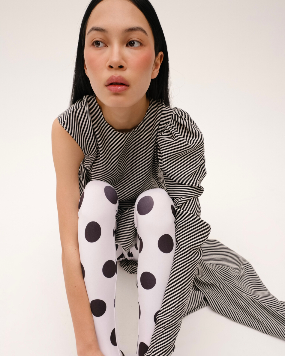 Колготки из бифлекса в крупный горох 101 Далматинец