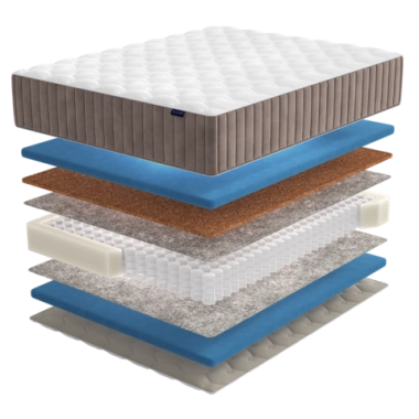 Матрас BuyCharm, 29 см, разносторонний, независимые пружины