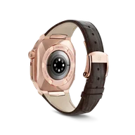 Корпус для Apple Watch ROYAL45 -  Rose Gold Brown Leather