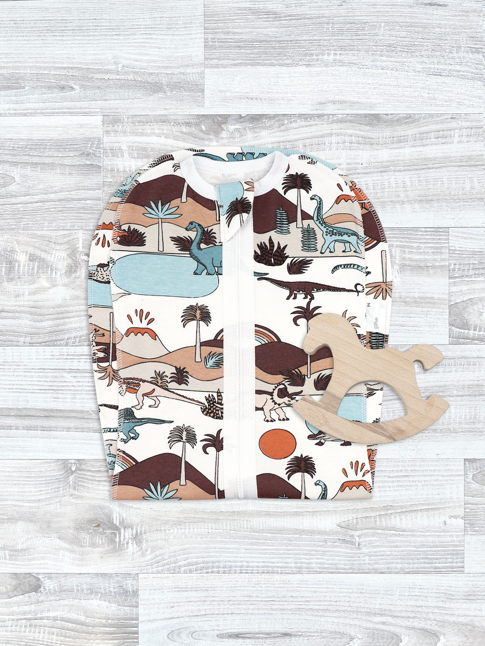 Пелёнка-кокон Mjölk Dinoworld