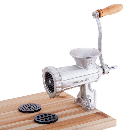 Мясорубка механическая чугунная Kamille KM-6522 с насадками