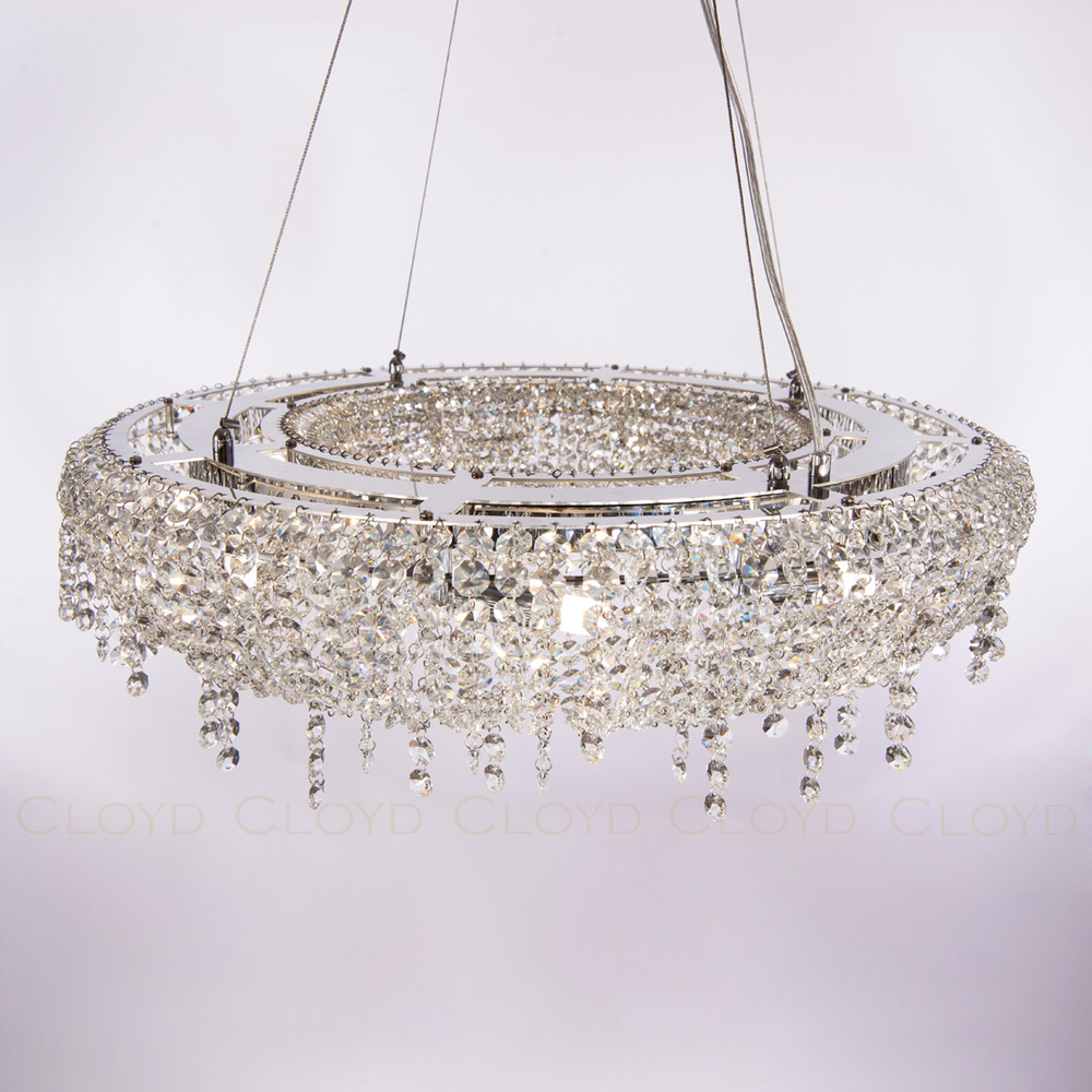 Люстра Cloyd HAYAO C9 / Ø60 см - хром (арт.10940)
