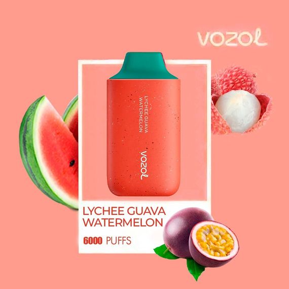 Vozol Star 6000 – Lychee Guava Watermalon (5% nic)