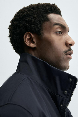 ZARA ПАРКА ИЗ ВЫСОКОТЕХНОЛОГИЧНОЙ ТКАНИ WATER REPELLENT СО СЪЕМНЫМИ ДЕТАЛЯМИ, МОРСКОЙ СИНИЙ