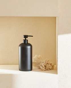 ZARA HOME ДОЗАТОР ДЛЯ ЖИДКОГО МЫЛА ИЗ ЧЕРНОЙ СМОЛЫ