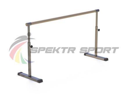 Переносной хореографический станок однорядный (опоры - нерж. сталь) Адажио