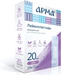 Лейкопластырь АРМА полимерный прозрачный, 25х72мм №20/60пач/1200шт