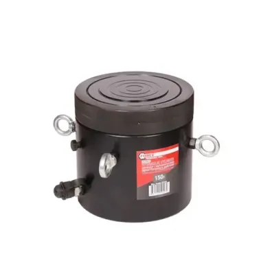 Цилиндр гидравлический с резьбовым штоком и гайкой для механической фиксации 150т (ход штока-100мм, Ø штока-165мм,общий Ø-208мм, L-259мм, 700bar) FORCEKRAFT FK-YG150100LS