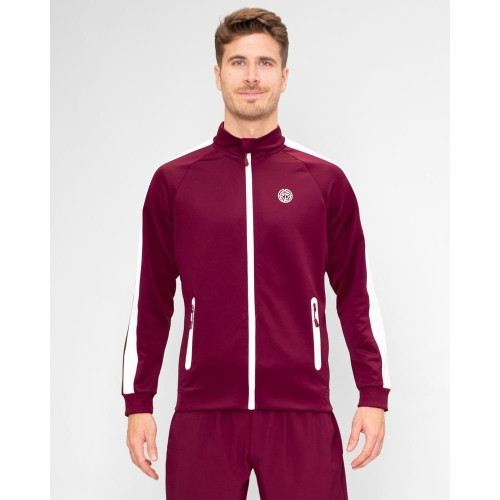 ОДЕЖДА ДЛЯ ТЕННИСА Мужская, Толстовка BIDI BADU PROTECTED LEAFS JACKET .