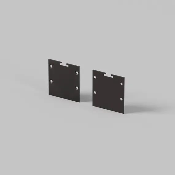 Комплект заглушек (для профиля 35x35) 2 шт., ALM-3535BT-B-EC 642038 Led Strip 642038