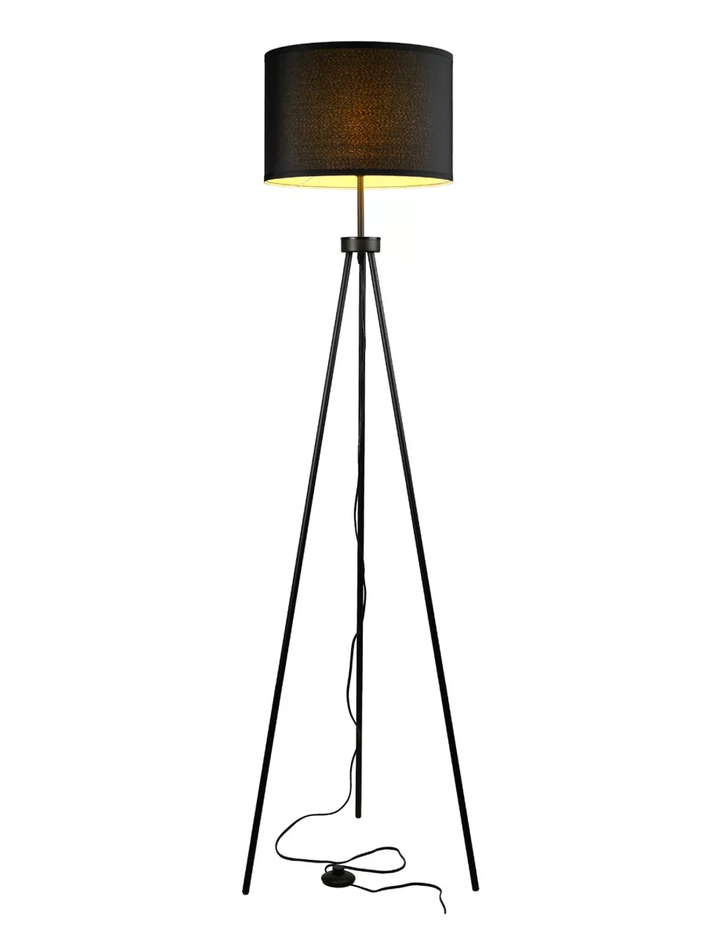 Напольный торшер современный с абажуром