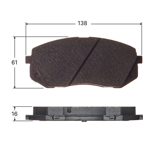 Колодки тормозные дисковые Avantech передние (противоскрипная пластина в компл.) AV022