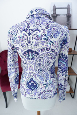 Блузка Zolla с хлопком цветочная 42 размер