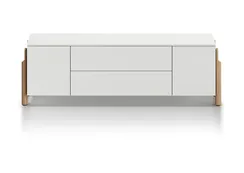 Тумба Basic 2 двери 2 ящика ширина 170 см (белый)