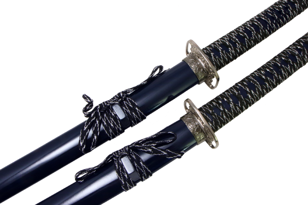 Armas Del Mundo Набор самурайских мечей, 2 шт. Ножны синие