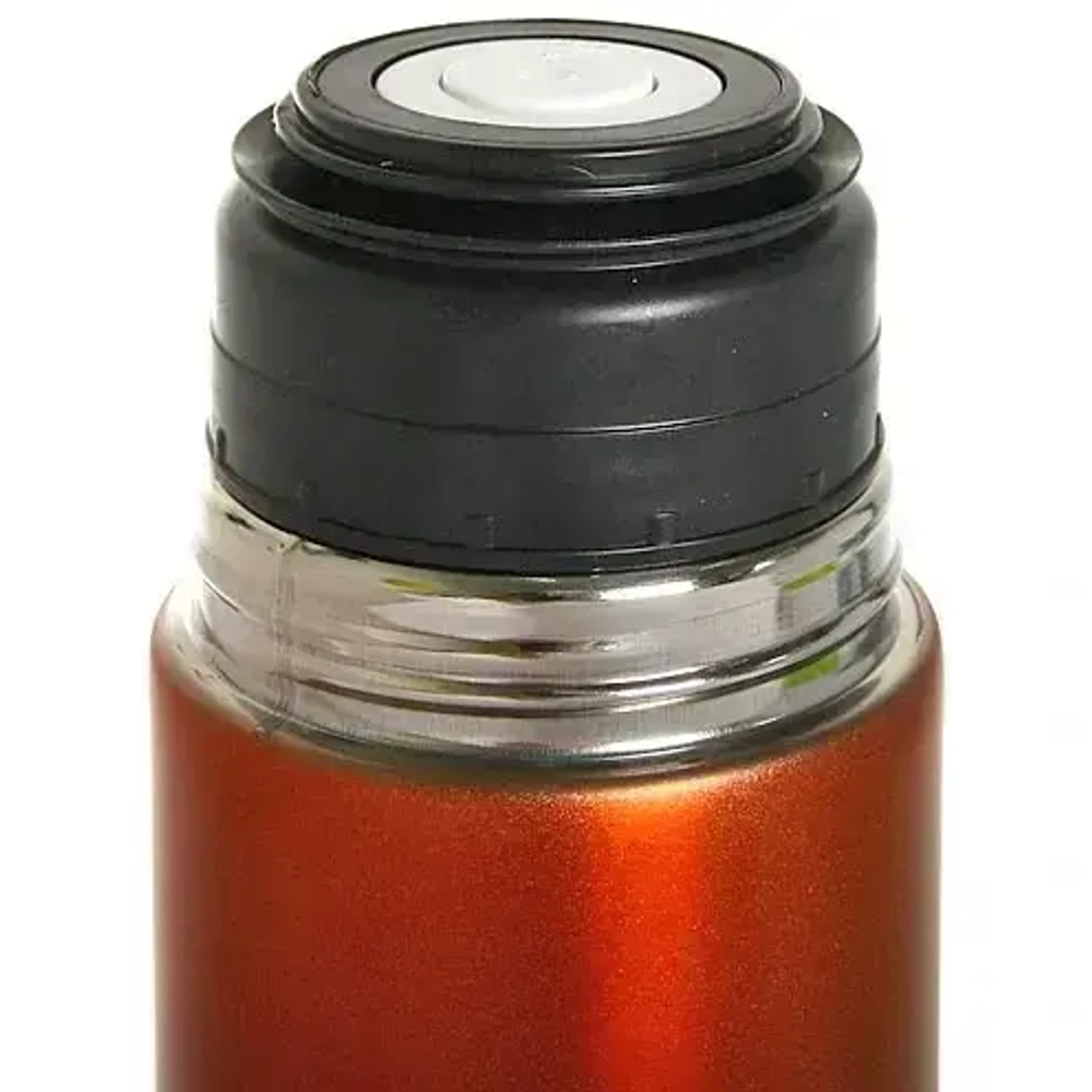 Термос с металлической колбой 1000 мл «Серп и молот» бронза