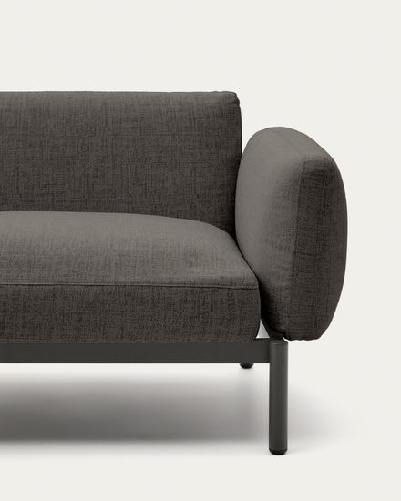 Sorells Уличный модульный 5-местный угловой диван серый