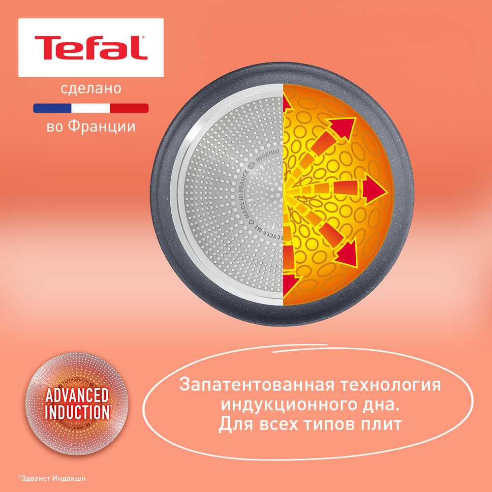 Набор посуды со съемной ручкой Tefal Ingenio Natural Force 3 предмета 22/26 см L3969202