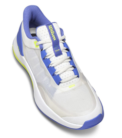 Женские кроссовки для Падел Wilson Intrigue Tour Padel - white/amparo blue/safety yellow