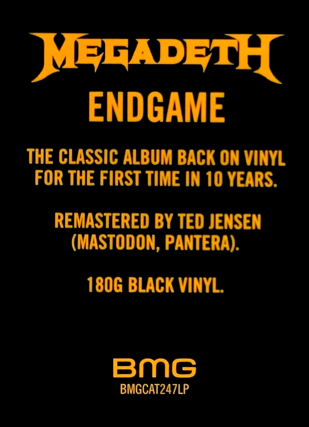 Megadeth / Endgame (LP)
