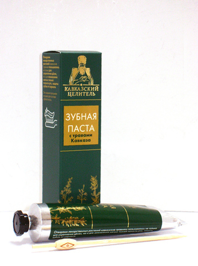 Паста зубная "Кавказский целитель", алюминевая туба, 50 мл