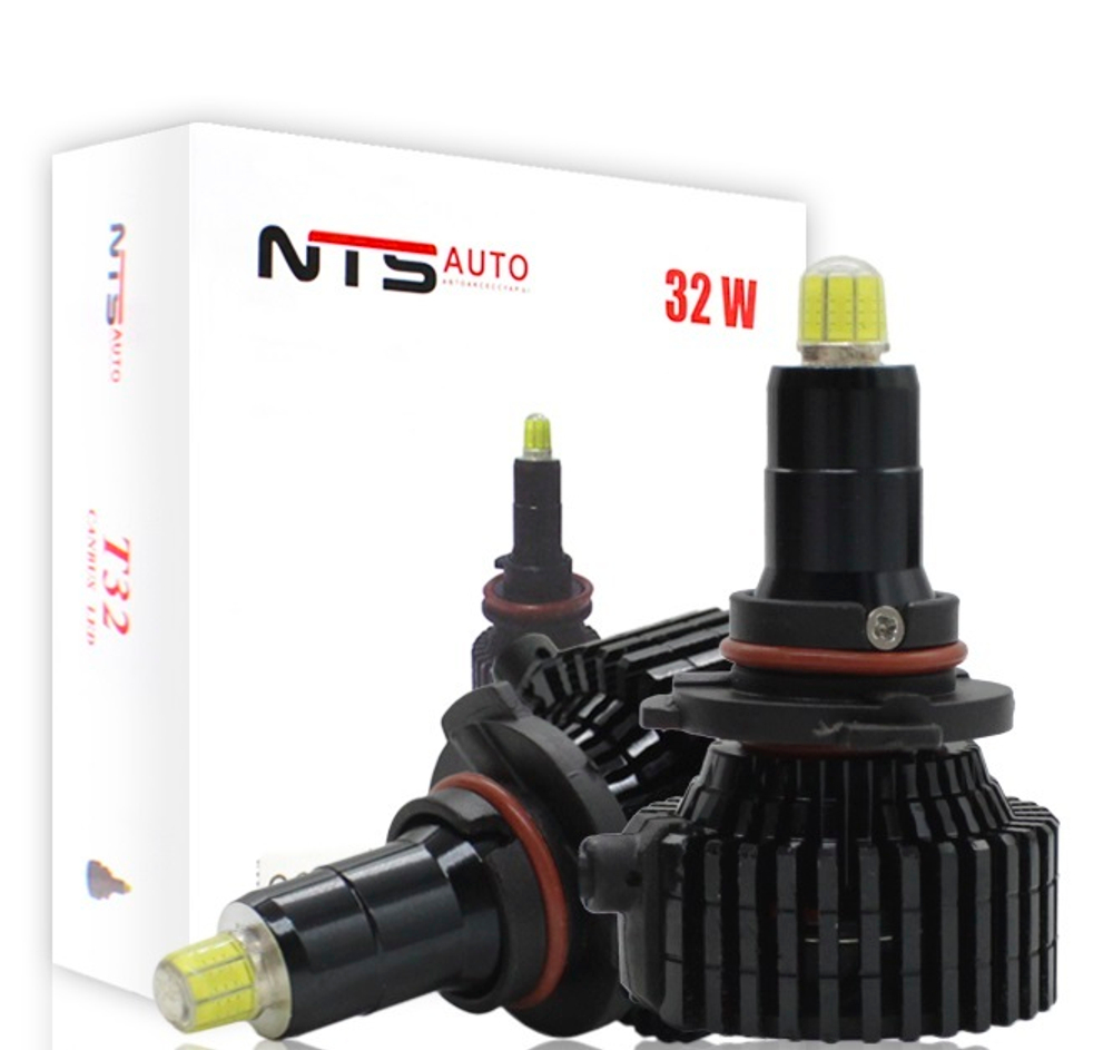 Автолампа LED Н11\8 к-т NTS (радиатор+вентилятор) T32 32W 6500K 3400Lm  (T32 H11\8)