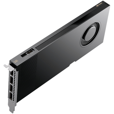 PNY NVIDIA RTX PRO 4000 Blackwell OEM Version, PCI-Express x16 Gen 5.0, 24 GB GDDR7 ECC 192-bit, 672 GB/s, 140W, FMHL Single Slot (11,2cm H x 24,1cm L), 4x DP 2.1b