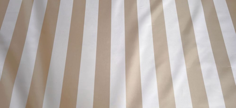 Тентовая ткань Оксфорд 240ПУ полоса бежевая