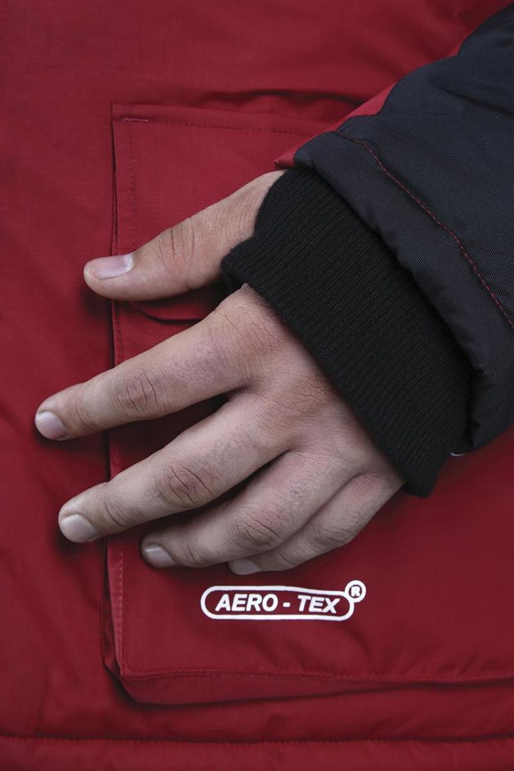 Костюм зимний Alaskan Russian Mission -35 (бордовый/черный)