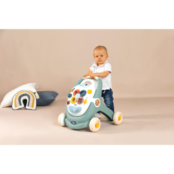 Ходунок-толкатель Smoby Little интерактивный 3 в 1 с игровой панелью от 12 месяцев арт. 140304 — фото 7