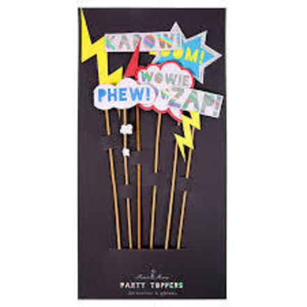 Топперы "Супер Герои" 6 шт.