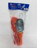 Лампа переноска для гаража автомобильная, длина провода 9 метров, от сети 220 В, светильник (1 шт.)