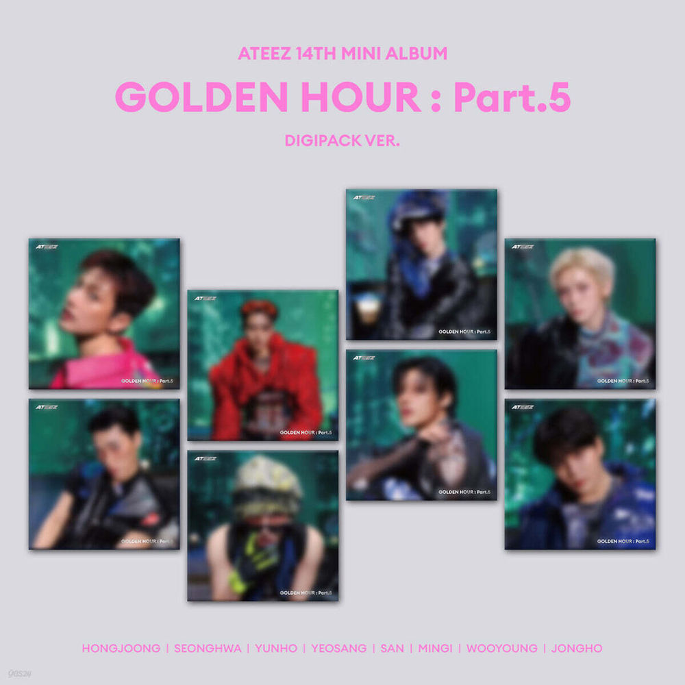 Альбом ATEEZ - 14TH MINI ALBUM [GOLDEN HOUR : Part.5][DIGIPACK VER.]