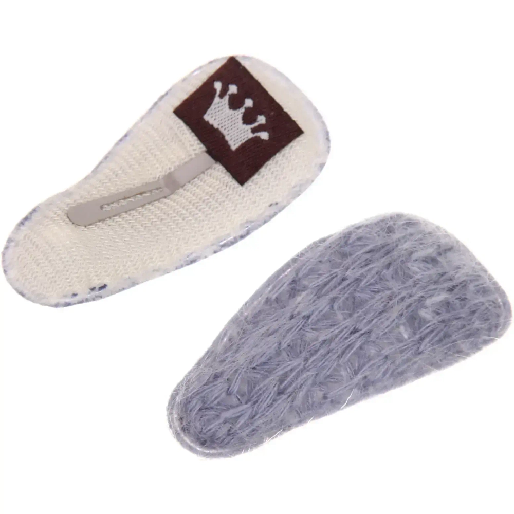 Зажимы для волос 2шт «New collection - Laura», микс 6 цветов, 6*2,5,см