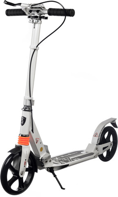 Городской самокат Urban Scooter Brake Original тм, 200 с ручным тормозом белый