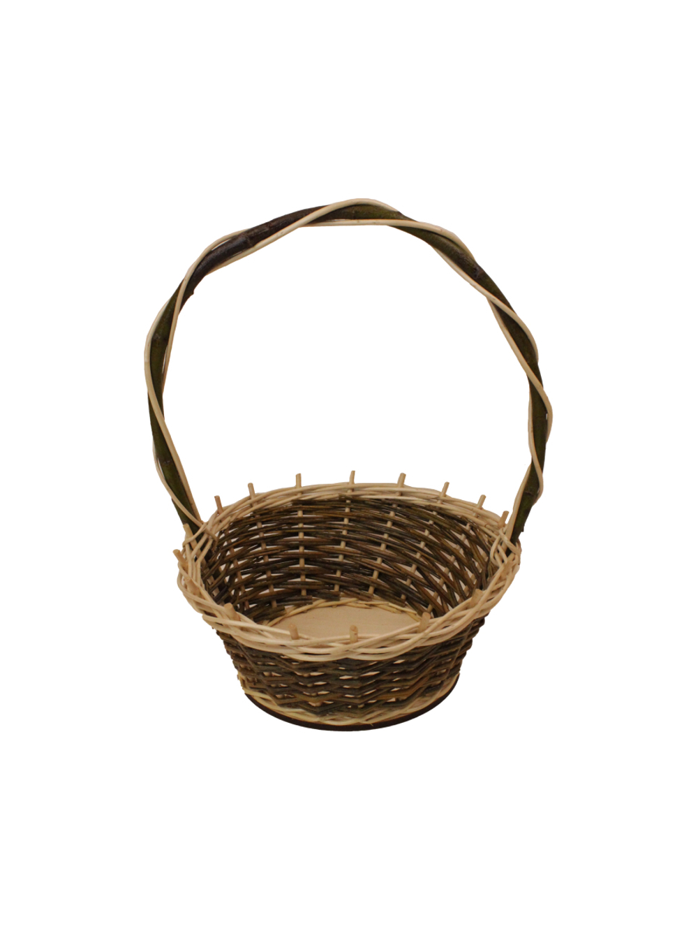 Корзина круглая подарочная арт. D260GR, диаметр 26 см