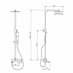 Душевая система RIMERO RM2409CR (Хром)