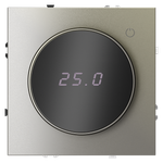 Терморегулятор электронный VOLTUM S70 с индикацией и датчиком, для теплого пола, (шелк)