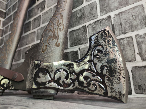 Топор Русич + чехол из натуральной кожи