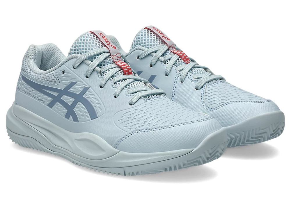 Детские теннисные кроссовки Asics Gel-Resolution X GS Clay - sky/grey blue