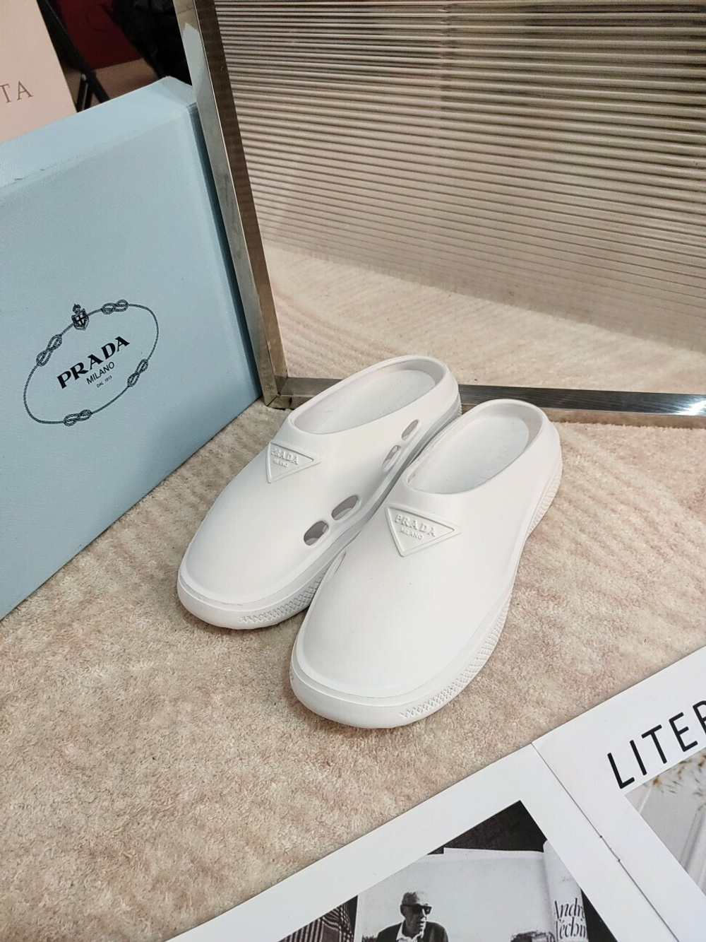 Prada Foam Rubber Mules