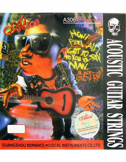 4-ая струна для акустической гитары 0.30 ALICE A306-XL-4