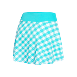 Женская теннисная юбка Nike Dri-Fit Club Regular Printed Skirt Women - Light Blue, White