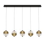 Подвесной светильник MD24022079-5B black/amber