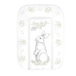 Пеленальный матрасик 48х71 Sweet Baby Foresta Magica Grigio/oliva (заяц серый/оливковый